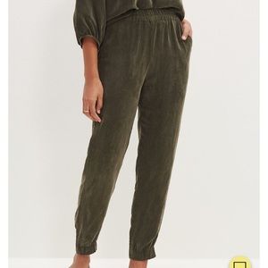 Amount Vert Henri Cupro Joggers